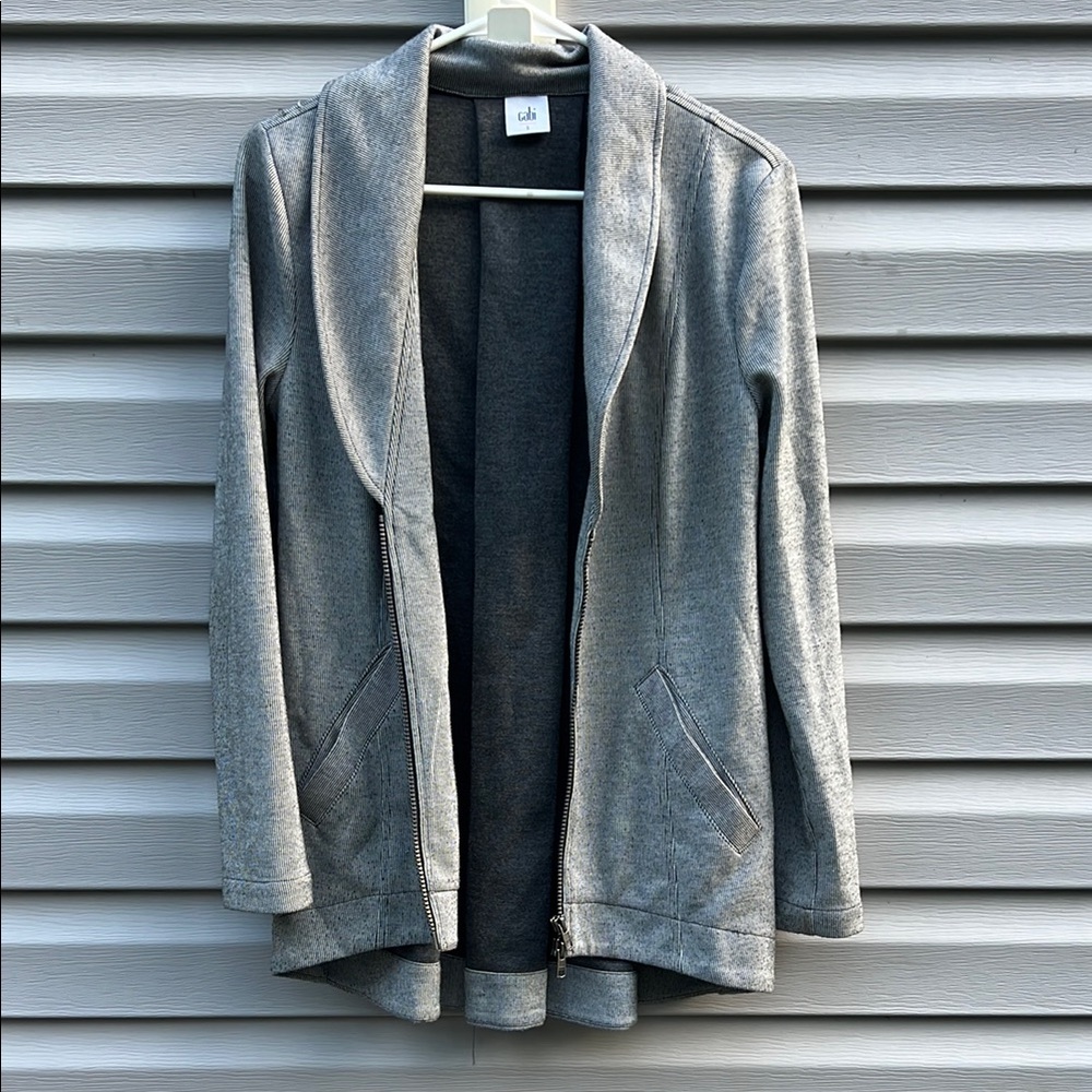 Cabi | Drop Off Black Gray Jacket size Small style 5300